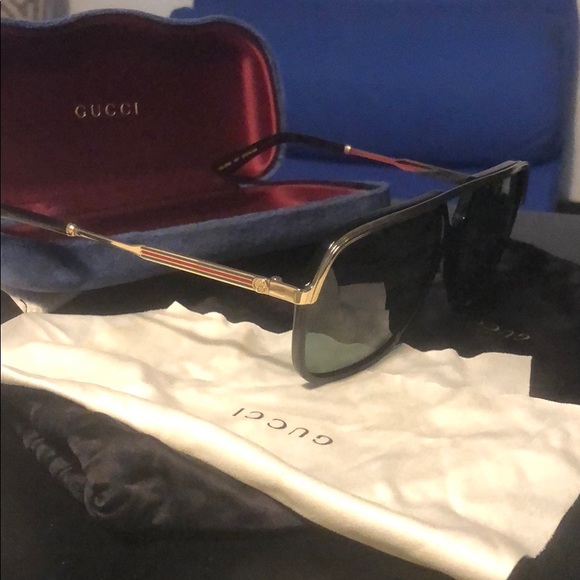 Gucci Accessories - Gucci Sunglasses 57 mm Black Gold